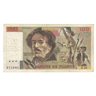 France, 100 Francs, Delacroix, 1979, Q.10, TB, Fayette:69.2b, KM:154a - 100 F 1978-1995 ''Delacroix''