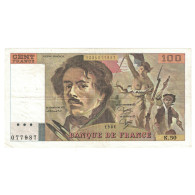 France, 100 Francs, Delacroix, 1981, K.50, TTB+, Fayette:69.5, KM:154b - 100 F 1978-1995 ''Delacroix''