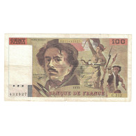 France, 100 Francs, 1993, C.212, TB+, Fayette:69bis.5, KM:154g - 100 F 1978-1995 ''Delacroix''