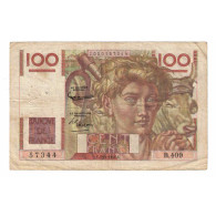 France, 100 Francs, Jeune Paysan, 1951, B.409, TB, Fayette:28.30, KM:128d - 100 F 1945-1954 ''Jeune Paysan''