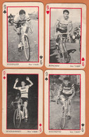 Cartes à Jouer Carré De 9 Cyclisme Tour De France 1960 Coureurs Scodeller Ronchini Dejouhannet Mastrotto Photo L'Equipe - Ciclismo