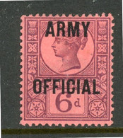 Great Britain MH 1901 Army Official - Nuevos