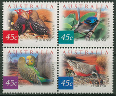 Australien 2001 Vögel Aus Wüstengebieten Wellensittich 2066/69 ZD Postfrisch - Ongebruikt