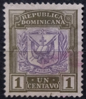 REPÚBLICA DOMINICANA 1901 Escudo Nacional. USADO - Dominican Republic