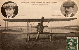 Le Crotoy - école D’aviation Des Frères Caudron - Le Biplan CAUDRON FRÈRES - Avion Aviation - René Et Gaston - Le Crotoy