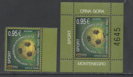 MONTENEGRO, 2014, MNH, FOOTBALL, WORLD CUP, 1v+S/SHEET - 2014 – Brazil