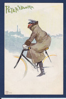 CPA Rossetti Illustrateur Vélo Cycle Bicyclette Art Nouveau Non Circulé Saint Pétersbourg Russie - Cina