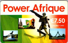 (24-6-2022 I -i  ) Phonecard -  France - (1 Phonecard) Power Afrique - 7.50 ERUO - Sin Clasificación