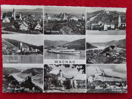 AK: Wachau, Erste Donau Dampfschiffahrts Gesellschaft, Gelaufen 11. V. 1963 (Nr.3269) - Wachau