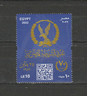EGYPT / 2022 / POLICE DAY / MNH / VF . - Unused Stamps