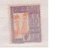 GUADELOUPE        N° YVERT  :  TAXE 28 NEUF AVEC CHARNIERES  ( CHAR 4/ 20 ) - Timbres-taxe
