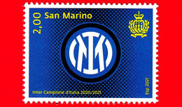 Nuovo - MNH - SAN MARINO - 2021 - Calcio - Inter Campione D’Italia 2020-2021 – Logo - 2.00 - Ungebraucht