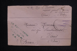 CHINE - Cachet De Vaguemestre Sur Enveloppe De Pekin En Fm Pour La France - L 123974 - Covers & Documents