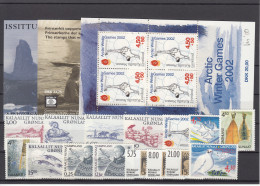 Greenland 2001 - Full Year MNH ** - Années Complètes