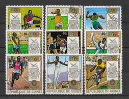 Guinea 1972 Olympia Mi.Nr. 640/48 Kpl. Satz Gestempelt - Guinea (1958-...)