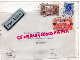 ALGERIE-ALGER-SOCIETE NORD AFRICAINE VENTES PUBLIQUES-MUSTAPHA RUE DOULLENS-PIERRE GRAND GANTERIE  ST SAINT JUNIEN 1939 - Airmail