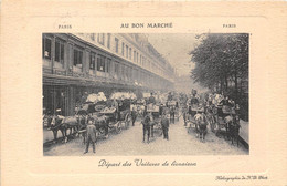 PARIS-75007-AU BON MARCHE- DEPART DES VOITURES DE LIVRAISON - Paris (07)
