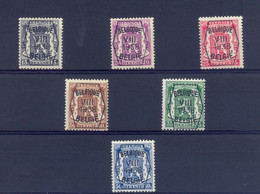 Reeks 8 PRE375/PRE380 Postgaaf ** MNH PRACHTIG - Typo Precancels 1936-51 (Small Seal Of The State)