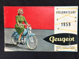 Catalogue Cyclomoteurs Peugeot 1959 En 14 Pages - Motos