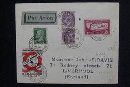 FRANCE - Enveloppe Du Meeting Aérien De Vincennes Pour Liverpool En 1930 - L 124001 - 1960-.... Covers & Documents