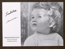 Brochure Fotocamere - Subita E Dacora - Dangelmaier & Co. - Anni '50 - Zonder Classificatie