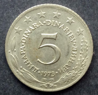 Yougoslavie - Pièce De 5 Dinars 1973 - Jugoslawien