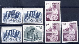 SWEDEN 1976 Definitives MNH / **.  Michel 936-38 - Nuevos