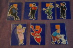 Série De 7 Magnets : Tintin Milou Haddock Dupont Dupond Castafiore Tournesol Fusée Lunaire - Dans Emballage D'origine - Personen