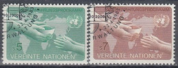 UNITED NATIONS Vienna 32-33,used - Contra El Hambre