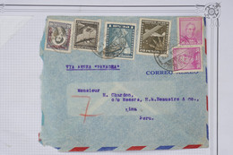 AX6 CHILI  BELLE LETTRE   1931 PAR AVION PANAGRA  POUR  LIMA PEROU +AFFRANCH. INTERESSANT - Chile