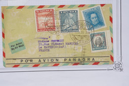 AX6 CHILI  BELLE LETTRE   1935 PAR AVION PANAGRA  POUR LE HAVRE FRANCIA  +AFFRANCH. INTERESSANT - Chili