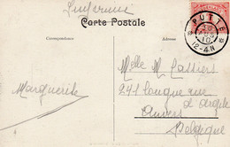 Grootrond PUTTE - Poststempels/ Marcofilie