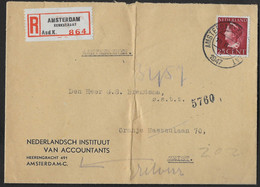 Retour Naar Afzender - 1947 - Amsterdam Kerkstraat - Zeist - Poststempels/ Marcofilie