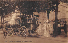 PARIS-DEPART POUR LES COURSES - Autres & Non Classés