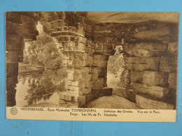 Nederbrakel Eaux Minérales De Topbronnen Intérieur Des Grottes Vue Sur Le Parc - Brakel