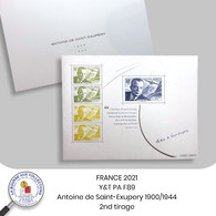 FRANCE 2021 - Y&T PA F89 - Antoine De Saint-Exupéry 1900/1944 (2nd Tirage)- Neuf ** - 1960-.... Mint/hinged
