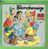 BLANCHENEIGE TEXTE ILLUSTRATIONS DE GERMAINE BOURET LIVRET DE 12 PAGES ILLUSTREES ET DISQUE 33 TOURS - Niños