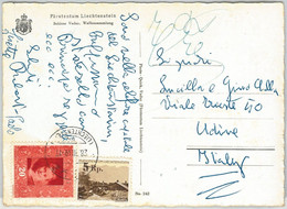 65759 - LIECHTENSTEIN   - POSTAL HISTORY -   POSTCARD To ITALY  1949 - Liechtenstein