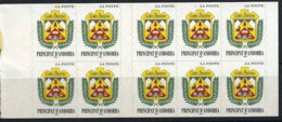 Année 1998 - N° 8 - T-P N° 502 - Comù D'Ordino - Sans Valeur Indiquée X 10 - Postzegelboekjes