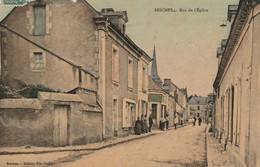 SEICHES. - Rue De L'Eglise. Carte RARE - Seiches Sur Le Loir