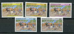 Tchad  ** N° 536 à 541 - Sauf 539 - Lutte Contre L' Anaphabétisme - Chad (1960-...)