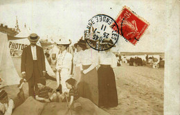 Les Sables D'olonne * Carte Photo 1911 * élégants - Sables D'Olonne