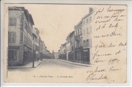 PONT-DE-VAUX - LA GRANDE RUE - 1903 - DOS UNIQUE - EN L'ETAT. - Pont-de-Vaux
