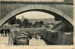 Montcy St Pierre * Le Pont Sur Le Canal Et Vue De Montcy Notre Dame * Péniche Batellerie - Other & Unclassified