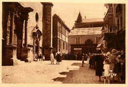 Les Sables D'olonne * Place Et église Notre Dame De Bon Port * Magasin Commerce AU PETIT LOUVRE - Sables D'Olonne