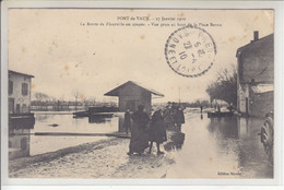 PONT-DE-VAUX - 17 JANVIER 1910 - INNONDADTION - ANIMEE - EN L'ETAT. - Pont-de-Vaux