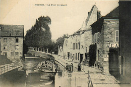 Mouzon * Le Pont Tournant * Café * Péniche BRUNE ET BLONDE , Michot Armateur * Batellerie - Autres & Non Classés