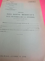 Ministère Des Anciens Combattants Et Victimes De La Guerre/Services Des Soins Médicaux/ PHARMACIE/1919   POIL210 - 1914-18