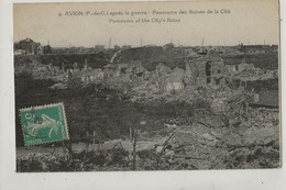 Avion (62) : Les Ruines De La Cité Ouvrière En 1920 PF. - Avion