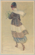 76947 - VINTAGE POSTCARD - Glamour, Ladies, ARTIST SIGNED: Bompard S - Bompard, S.